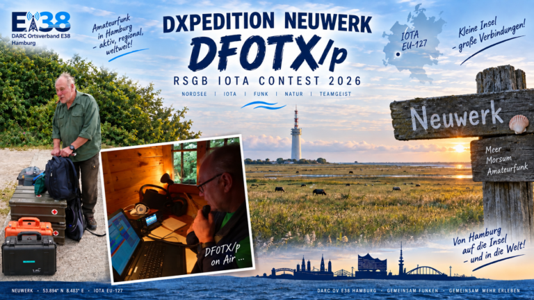 Mit DF0TX/p auf Neuwerk – IOTA Contest 2026 zwischen Watt, Funk und Nordseewetter