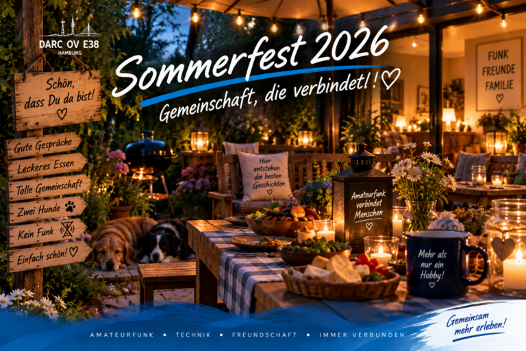 Sommerfest 2026 – Gemeinschaft statt Funkbetrieb