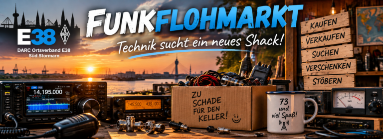 E38 Funkflohmarkt – Technik sucht ein neues Shack!