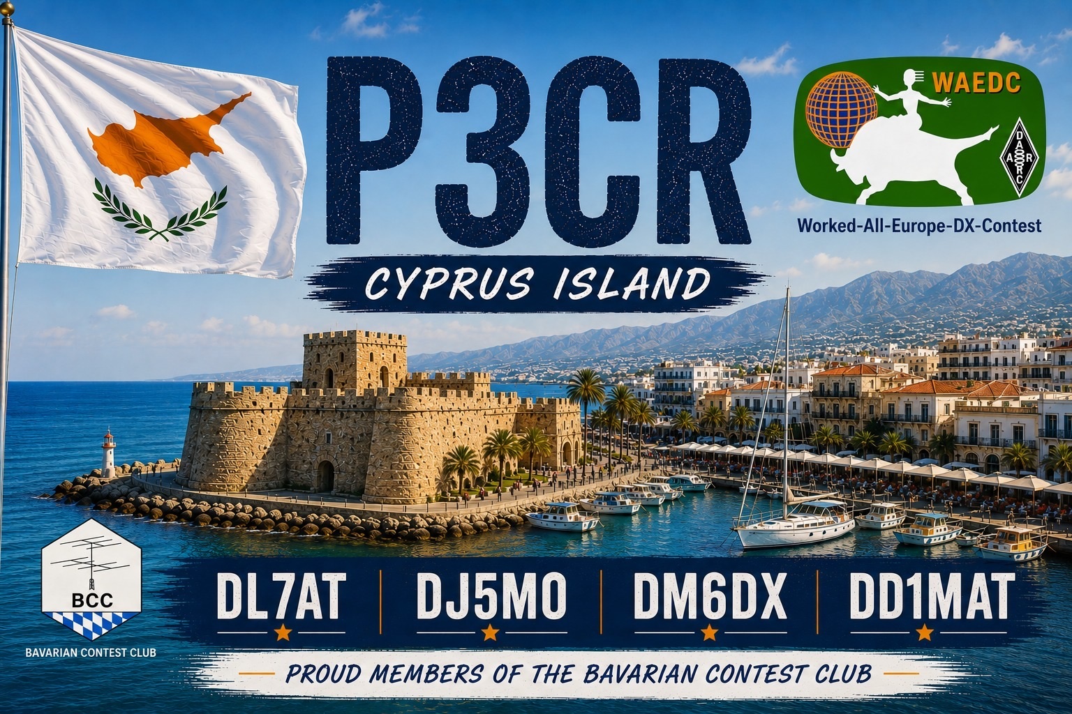 WAE SSB von Zypern – P3CR on the Air!