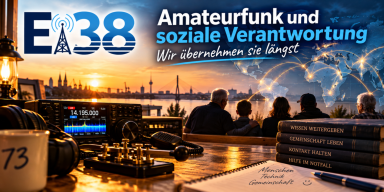 Amateurfunk und soziale Verantwortung – wir übernehmen sie längst